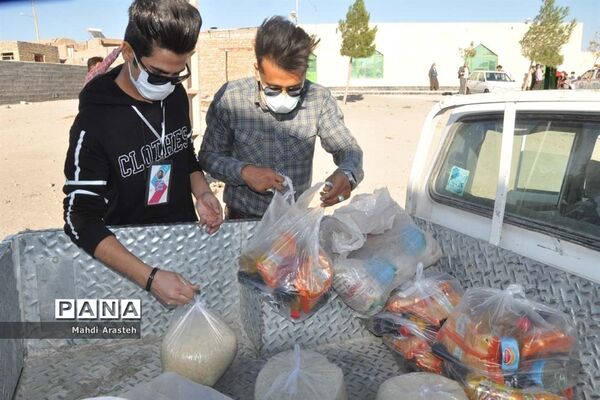 بازدید از اردوی جهادی موج مهربانی و هلال احمر بیرجنددر مناطق محروم شهرستان خوسف