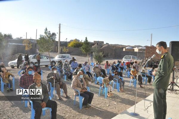 بازدید از اردوی جهادی موج مهربانی و هلال احمر بیرجنددر مناطق محروم شهرستان خوسف
