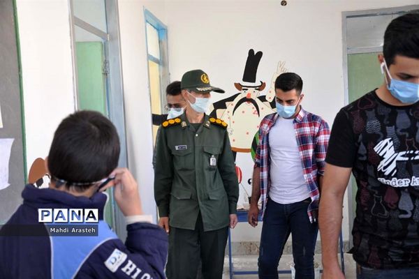 بازدید از اردوی جهادی موج مهربانی و هلال احمر بیرجنددر مناطق محروم شهرستان خوسف