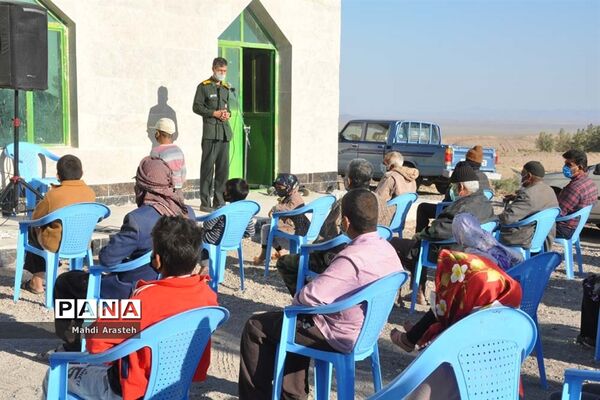 بازدید از اردوی جهادی موج مهربانی و هلال احمر بیرجنددر مناطق محروم شهرستان خوسف
