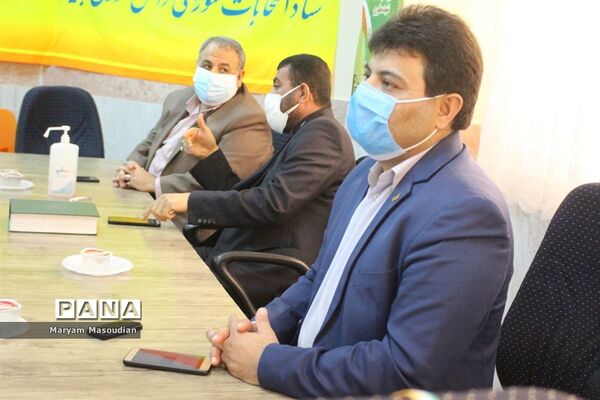 انتخابات شورای دانش آموزی دبیرستان شهید مطهری شاهد پسران بوشهر