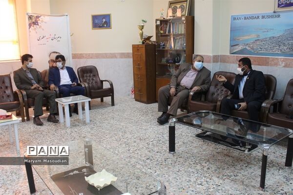 انتخابات شورای دانش آموزی دبیرستان شهید مطهری شاهد پسران بوشهر
