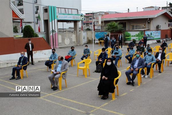 زنگ نمادین پدافند غیرعامل در محمودآباد