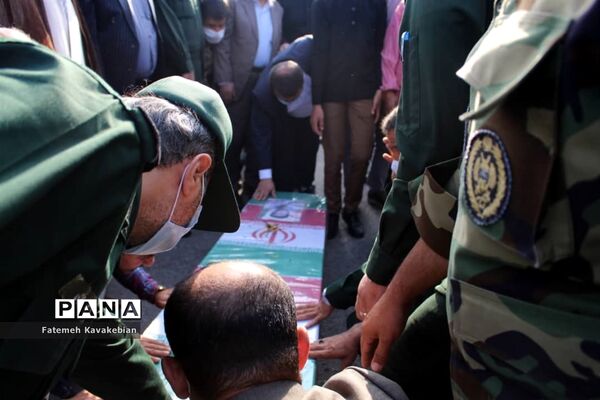 تشییع و خاکسپاری شهید راستگو در ساری