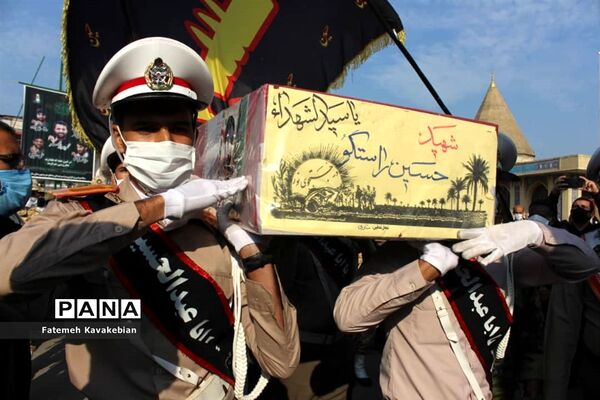 تشییع و خاکسپاری شهید راستگو در ساری