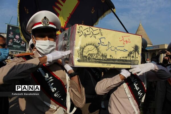 تشییع و خاکسپاری شهید راستگو در ساری
