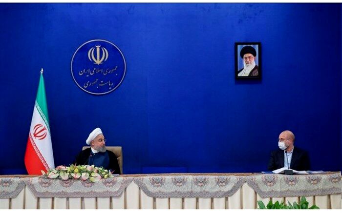 روحانی جویای وضعیت بیماری و درمان قالیباف شد