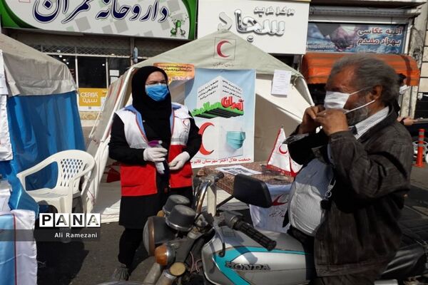 طرح آمران سلامت جمعیت هلال احمر در قائم‌شهر