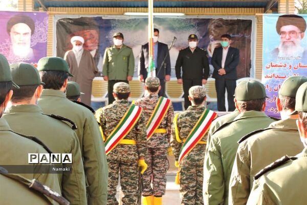 صبحگاه مشترک به مناسبت هفته بسیج دانش آموزی