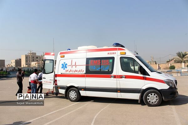 برگزاری مانور زلزله در ناحیه 3 اهواز