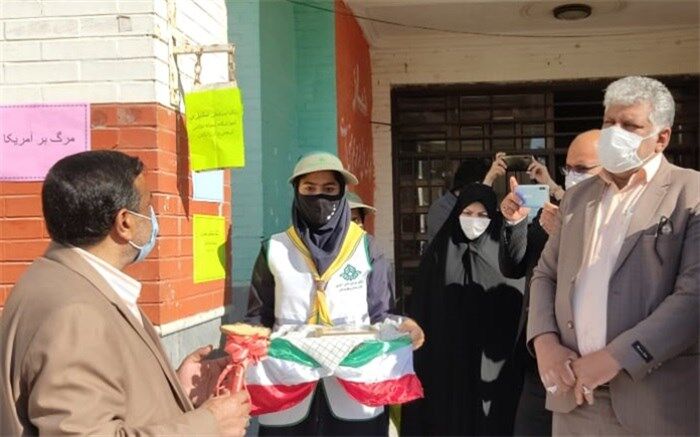 زنگ استکبارستیزی در مدرسه نمونه نرجس چابهار نواخته شد