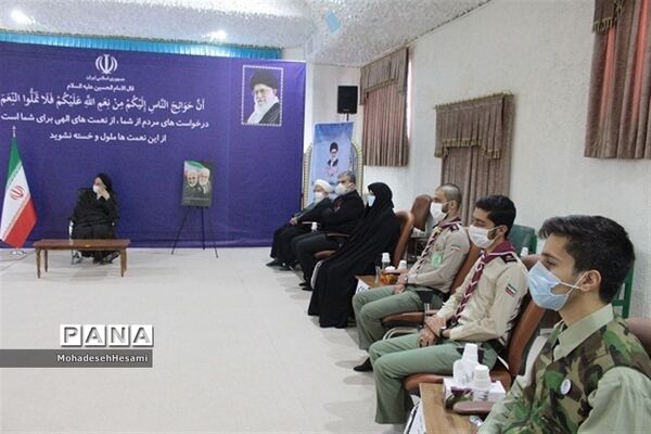 دیدار نمایندگان تشکل های دانش آموزی با نماینده ولی فقیه در استان خراسان جنوبی