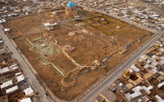 عملیات پایش مجموعه میراث جهانی گنبد سلطانیه آغاز شد
