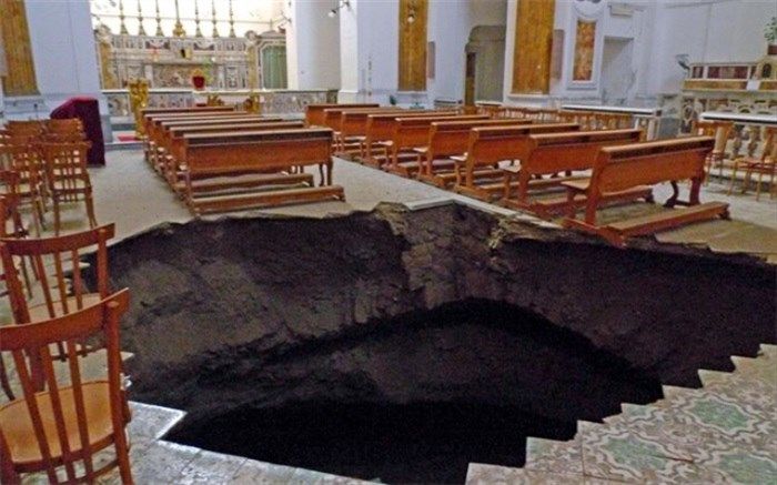 خطر ریزش کلیساهای تاریخی ایتالیا