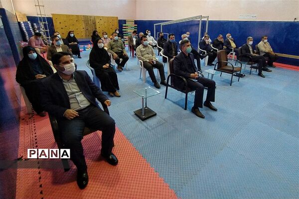 افتتاح سالن ورزشی دبستان شهید اسماعیل یوسفی شهرستان امیدیه