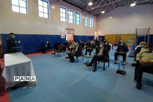 افتتاح سالن ورزشی دبستان شهید اسماعیل یوسفی شهرستان امیدیه