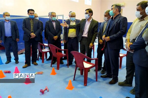 افتتاح سالن ورزشی دبستان شهید اسماعیل یوسفی شهرستان امیدیه