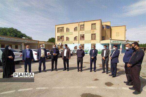 افتتاح سالن ورزشی دبستان شهید اسماعیل یوسفی شهرستان امیدیه