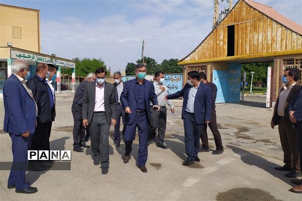 افتتاح سالن ورزشی دبستان شهید اسماعیل یوسفی شهرستان امیدیه