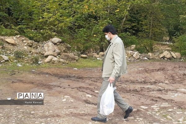 پاک سازی پارک جنگلی اوسا در میاندورود