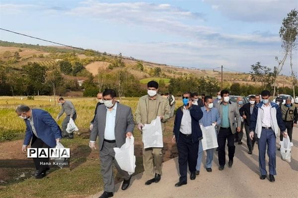 پاک سازی پارک جنگلی اوسا در میاندورود