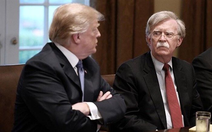 ترامپ علیه مشاور سابق امنیت ملی آمریکا؛ بولتون کندذهن‌ترین افراد دولت بود
