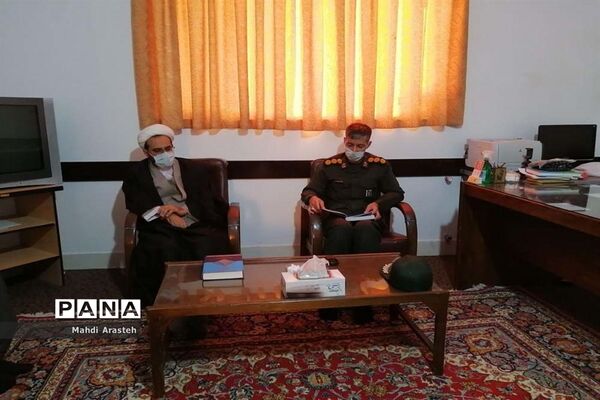 دیدار جمعی از کارکنان و بسیجیان ناحیه مقاومت بسیج سپاه مام جمعه شهرستان خوسف استان  خراسان جنوبی