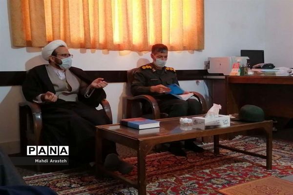 دیدار جمعی از کارکنان و بسیجیان ناحیه مقاومت بسیج سپاه مام جمعه شهرستان خوسف استان  خراسان جنوبی