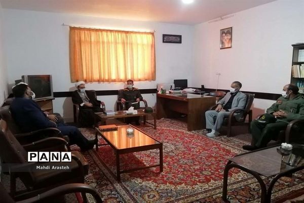 دیدار جمعی از کارکنان و بسیجیان ناحیه مقاومت بسیج سپاه مام جمعه شهرستان خوسف استان  خراسان جنوبی