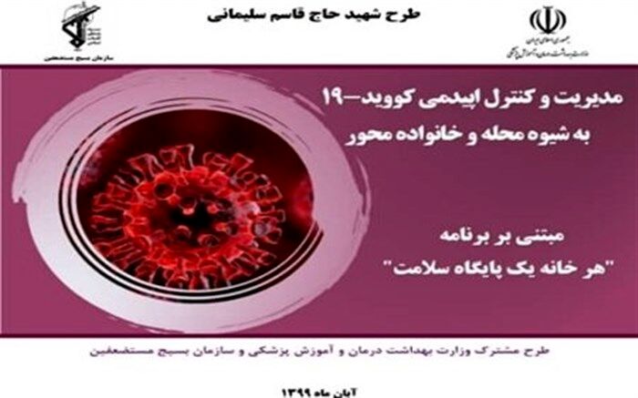ابلاغ چهارم بسیج ملی با عنوان طرح«هر خانه، یک پایگاه سلامت»