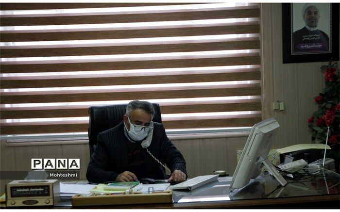 تماس تلفنی مدیرکل آموزش و پرورش خراسان شمالی با خانواده مرحومه اربابی معلم ایثارگر
