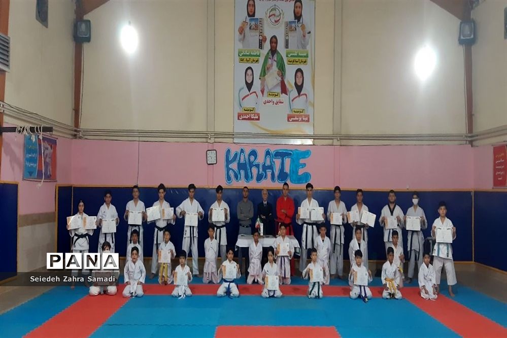 برگزاری دوره آموزشی تکنیکی کاراته در خانه کاراته ملارد