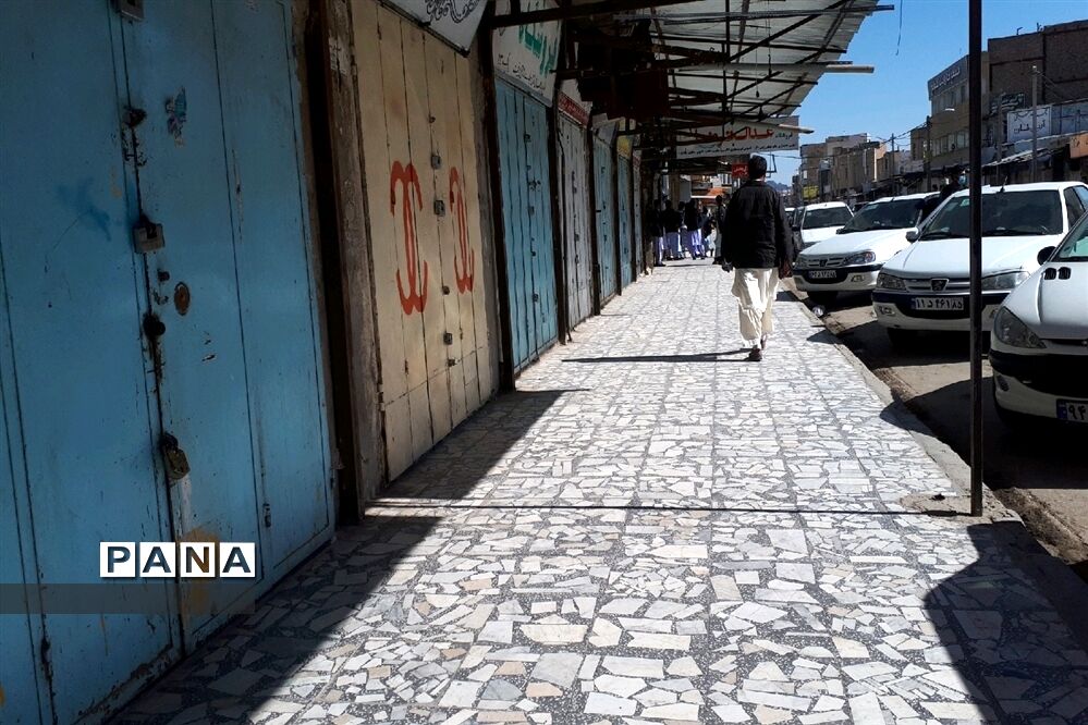 اجرای طرح مقابله با کرونا و تعطیلی بازار زاهدان