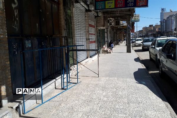 اجرای طرح مقابله با کرونا و تعطیلی بازار زاهدان