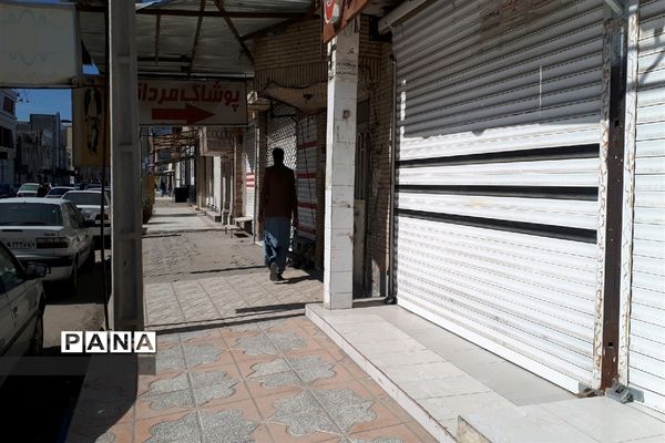 اجرای طرح مقابله با کرونا و تعطیلی بازار زاهدان