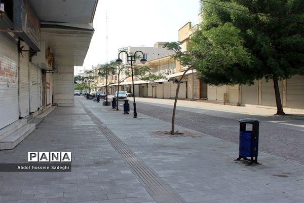اولین روز محدودیت های شدید کرونایی در بوشهر
