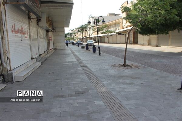 اولین روز محدودیت های شدید کرونایی در بوشهر