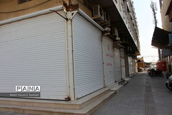 اولین روز محدودیت های شدید کرونایی در بوشهر