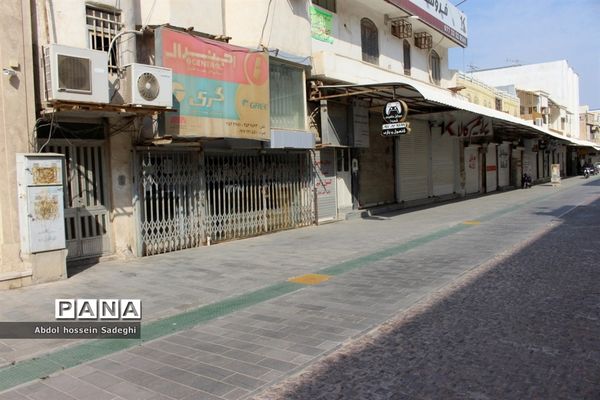 اولین روز محدودیت های شدید کرونایی در بوشهر