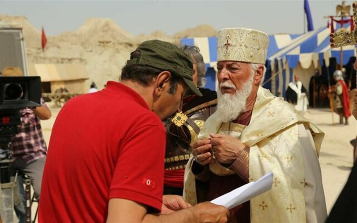 گریم مرحوم چنگیز جلیلوند در سریال تاریخی «سلمان فارسی»