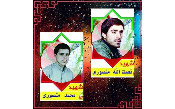 تشییع و خاکسپاری مادر شهیدان منصوری در نوش آباد