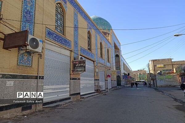 ششمین روز از محدودیت‌های کرونایی در بازار مرکزی زابل