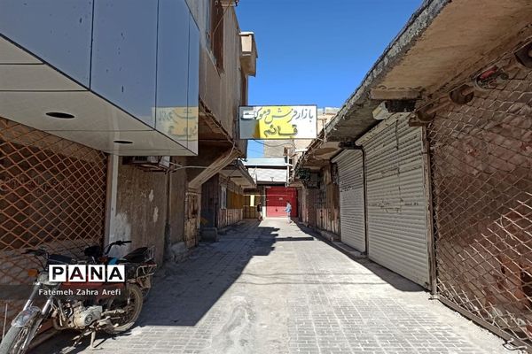 ششمین روز از محدودیت‌های کرونایی در بازار مرکزی زابل