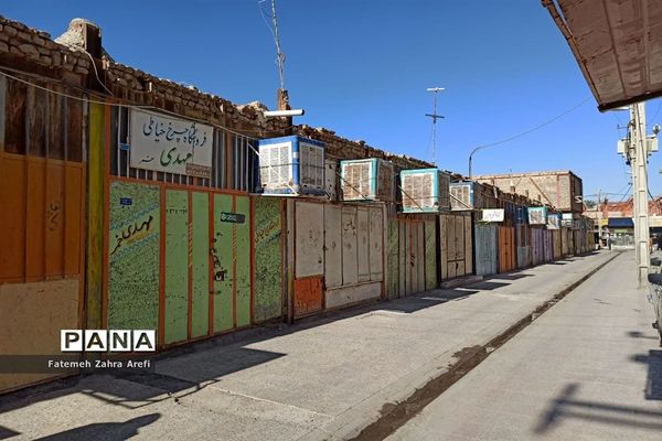 ششمین روز از محدودیت‌های کرونایی در بازار مرکزی زابل