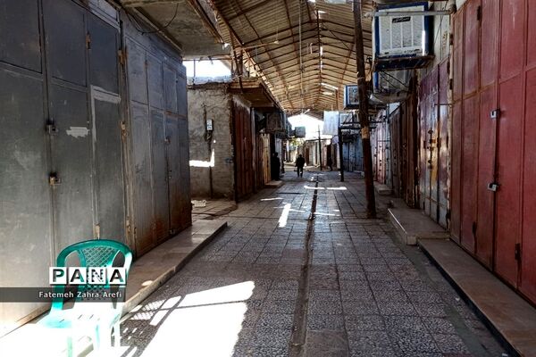 ششمین روز از محدودیت‌های کرونایی در بازار مرکزی زابل
