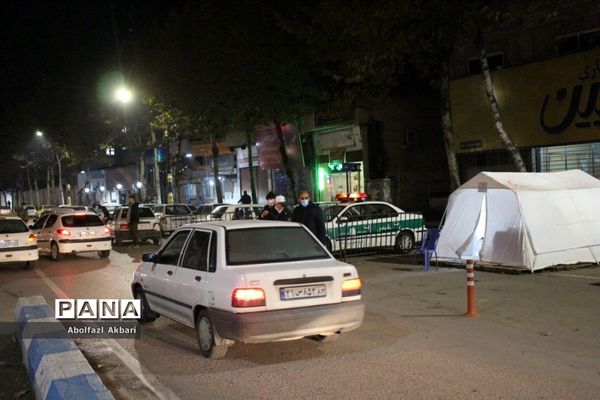 کنترل ورود خودروهای غیربومی در ورودی‌های شهر ساری