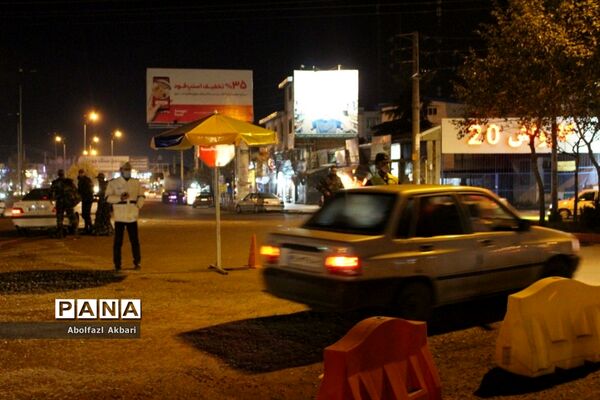 کنترل ورود خودروهای غیربومی در ورودی‌های شهر ساری