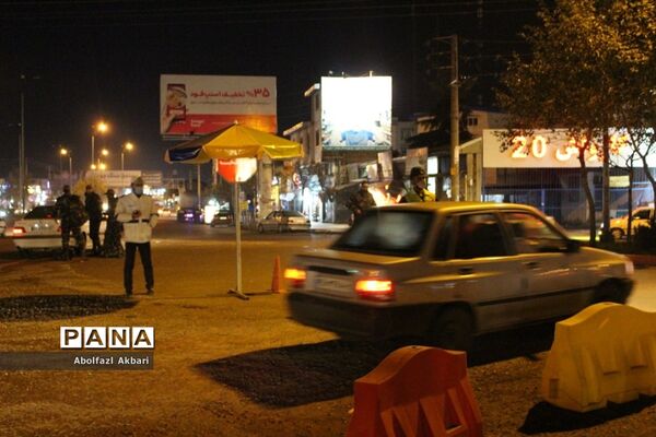 کنترل ورود خودروهای غیربومی در ورودی‌های شهر ساری