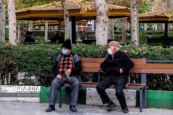 ورزش در پارک زیر سایه کرونا