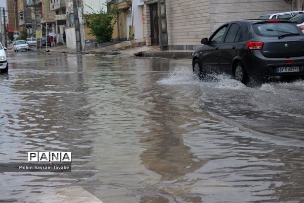 بارش شدید باران در بوشهر